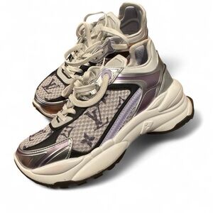 Louis Vuitton grey trainers
